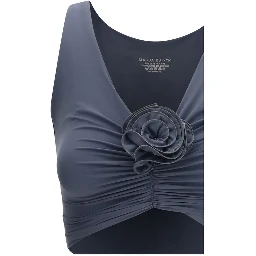 Gray Polyamide Swimwear