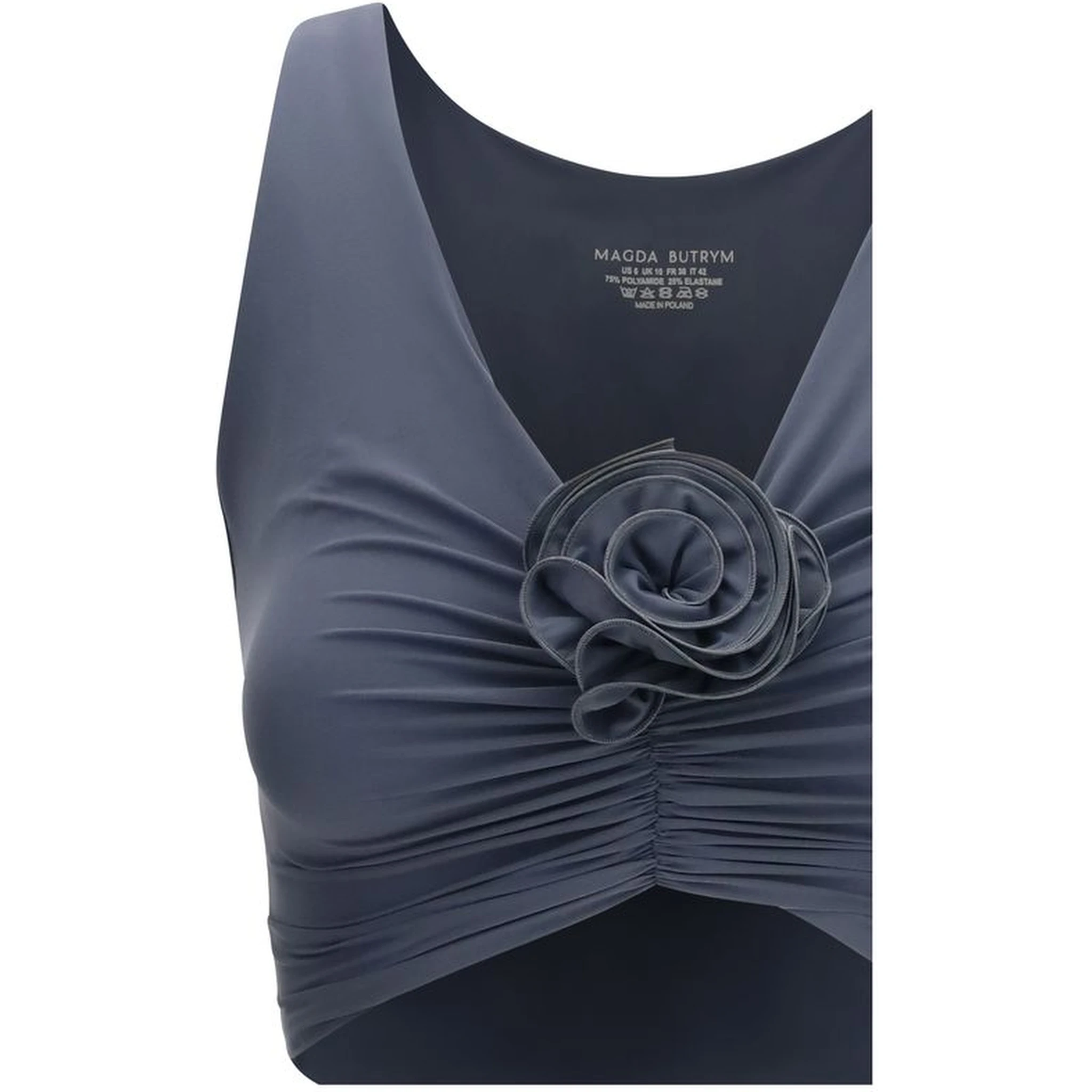 Gray Polyamide Swimwear