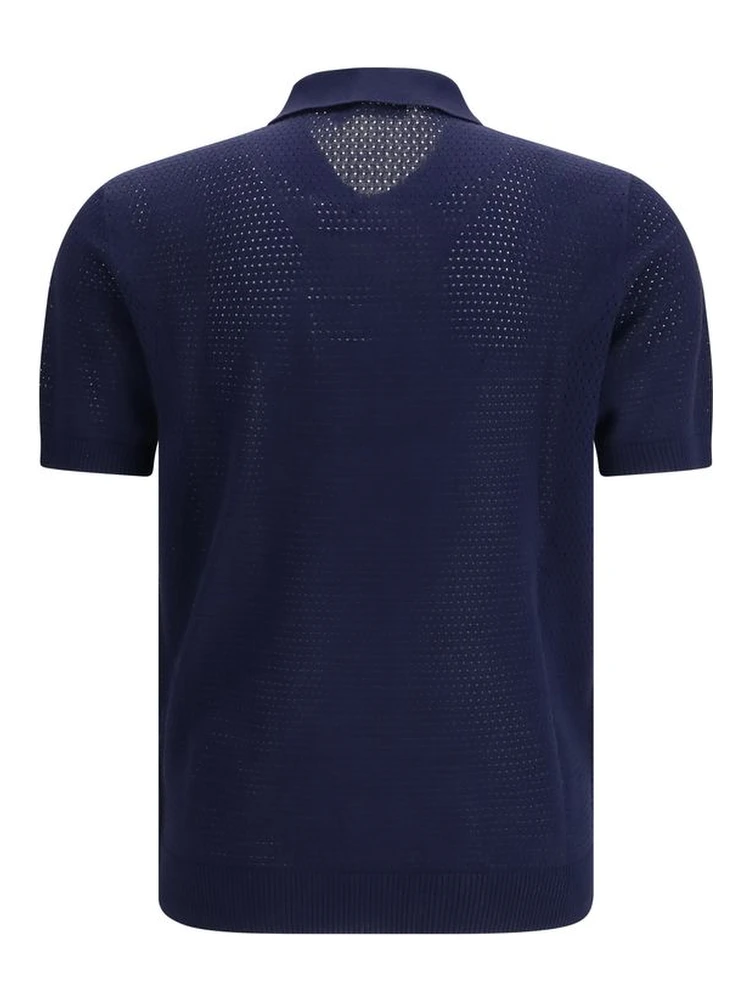 Blue Cotton Polo Shirt alternative