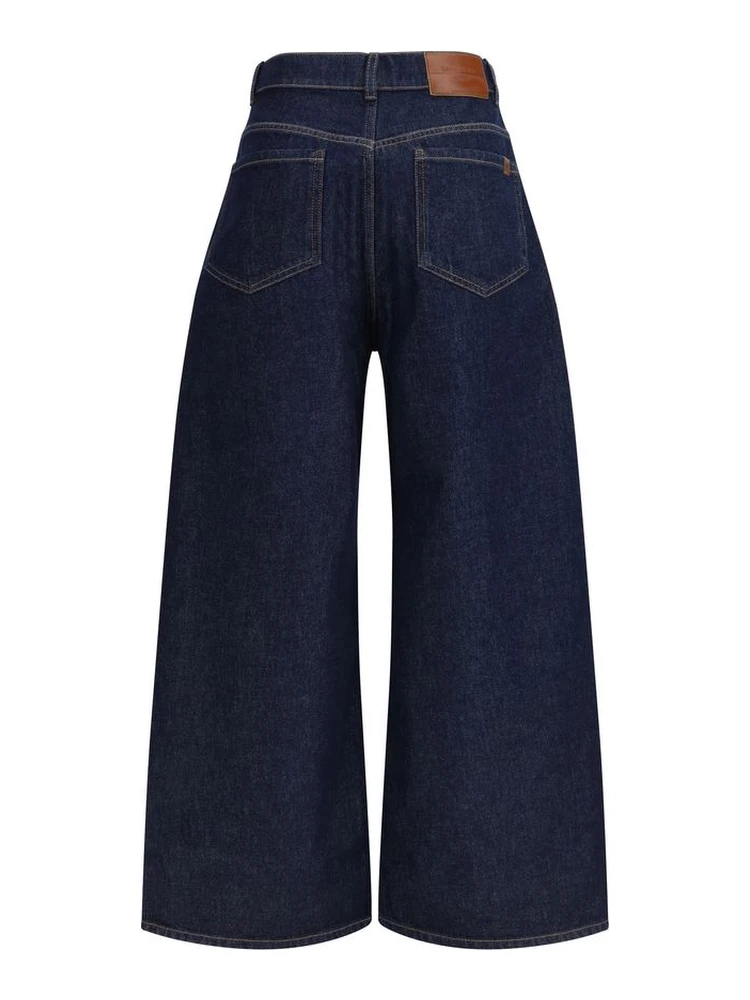 Blue Cotton Jeans Denim alternative