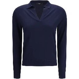 Blue Viscose Sweatshirt