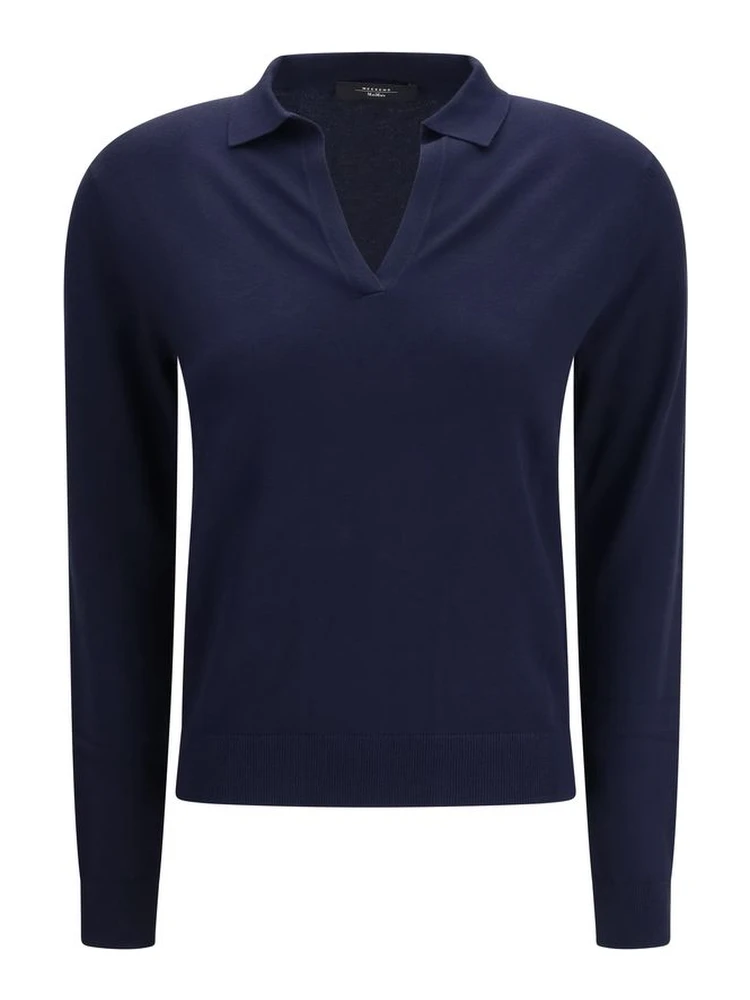 Blue Viscose Sweatshirt
