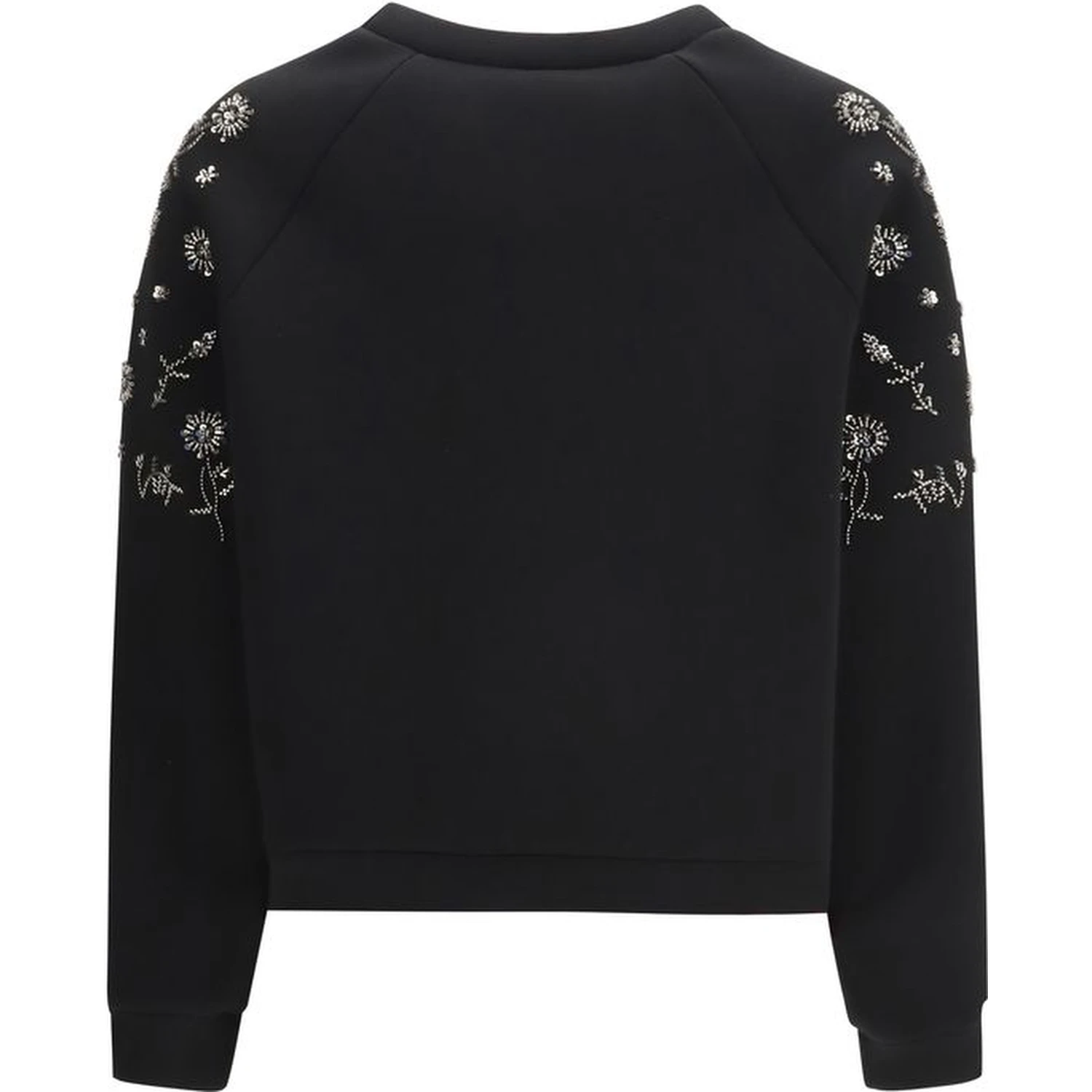 Black Polyester Sweatshirt