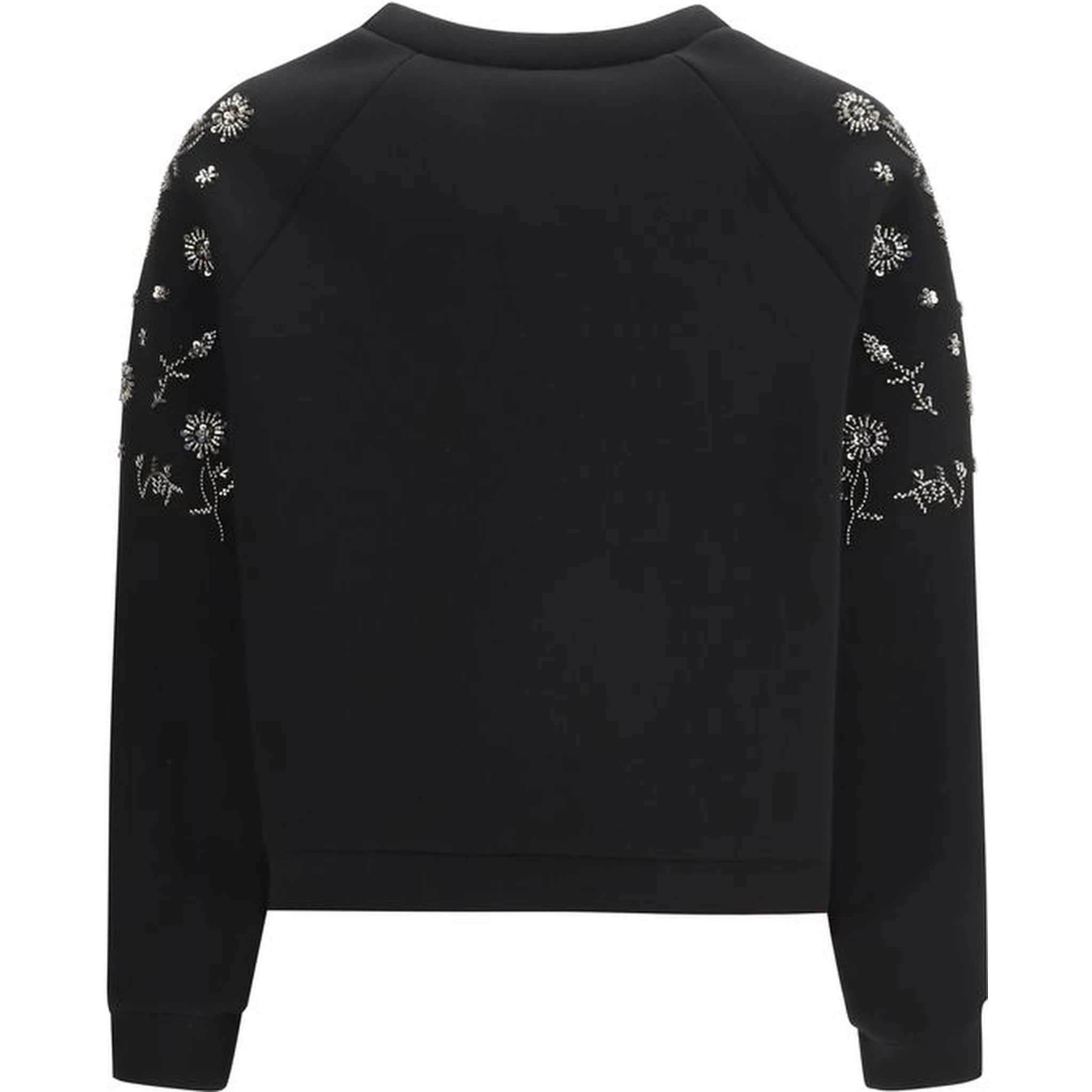 Black Polyester Sweatshirt