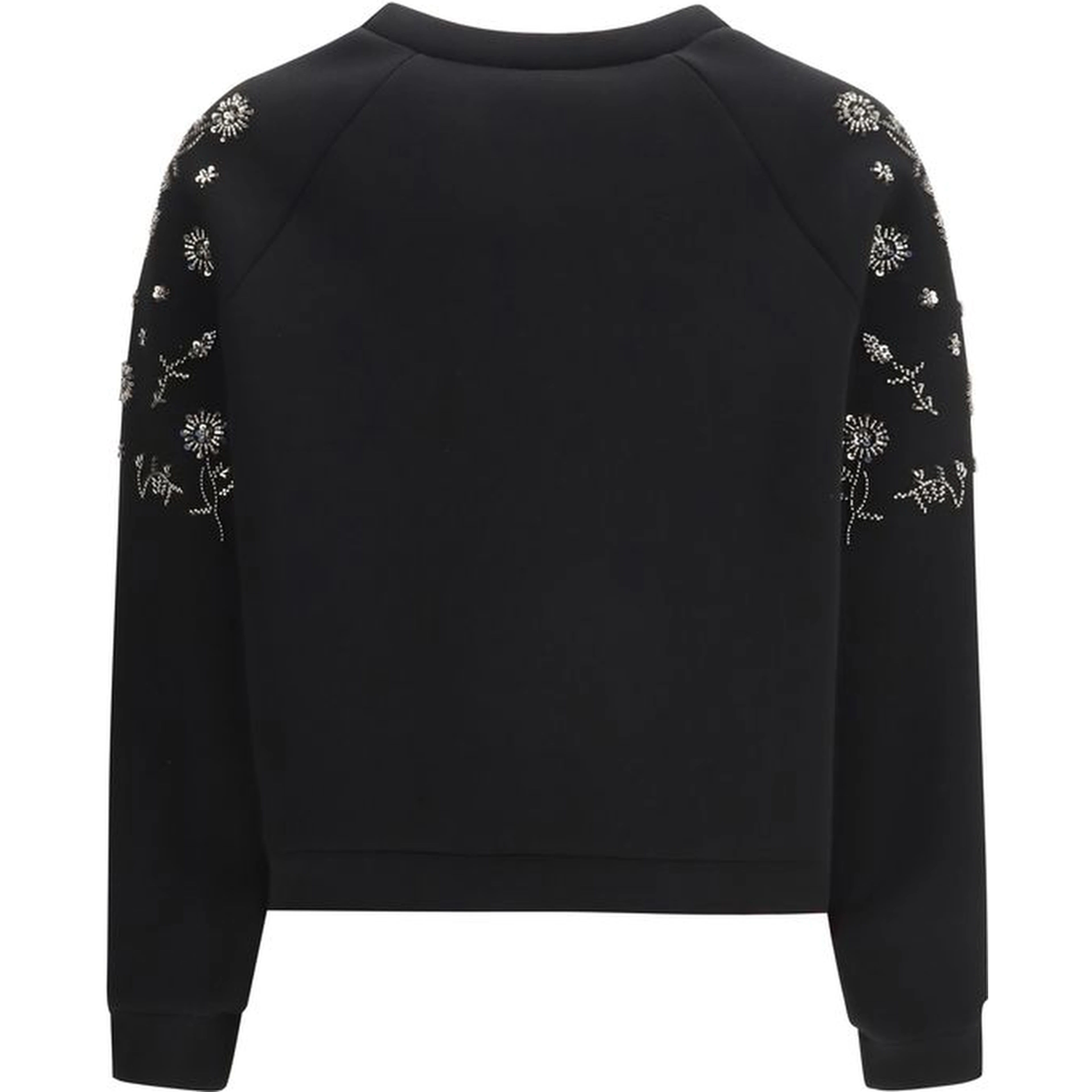 Black Polyester Sweatshirt