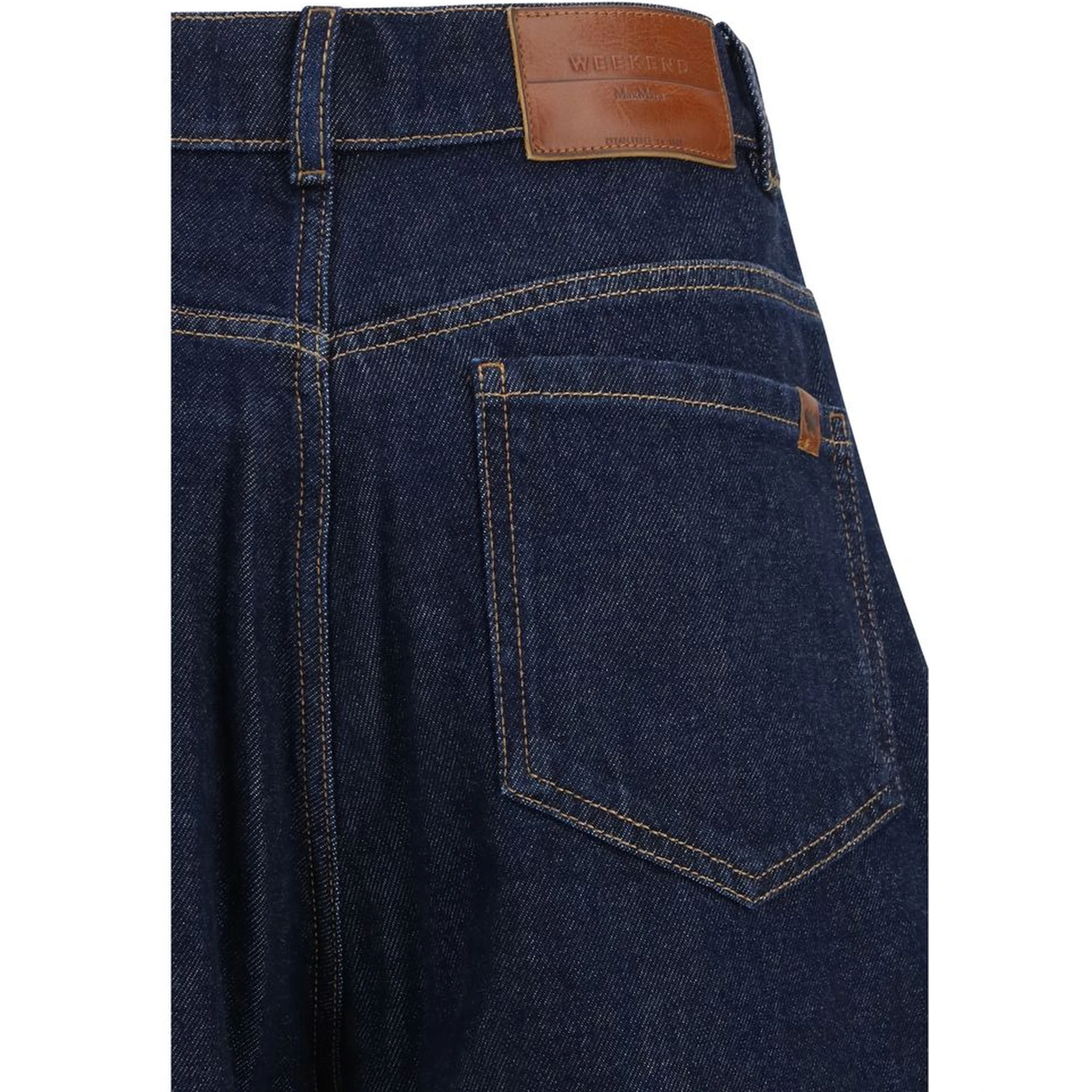 جينز قطني أزرق