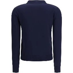 Blue Viscose Sweatshirt