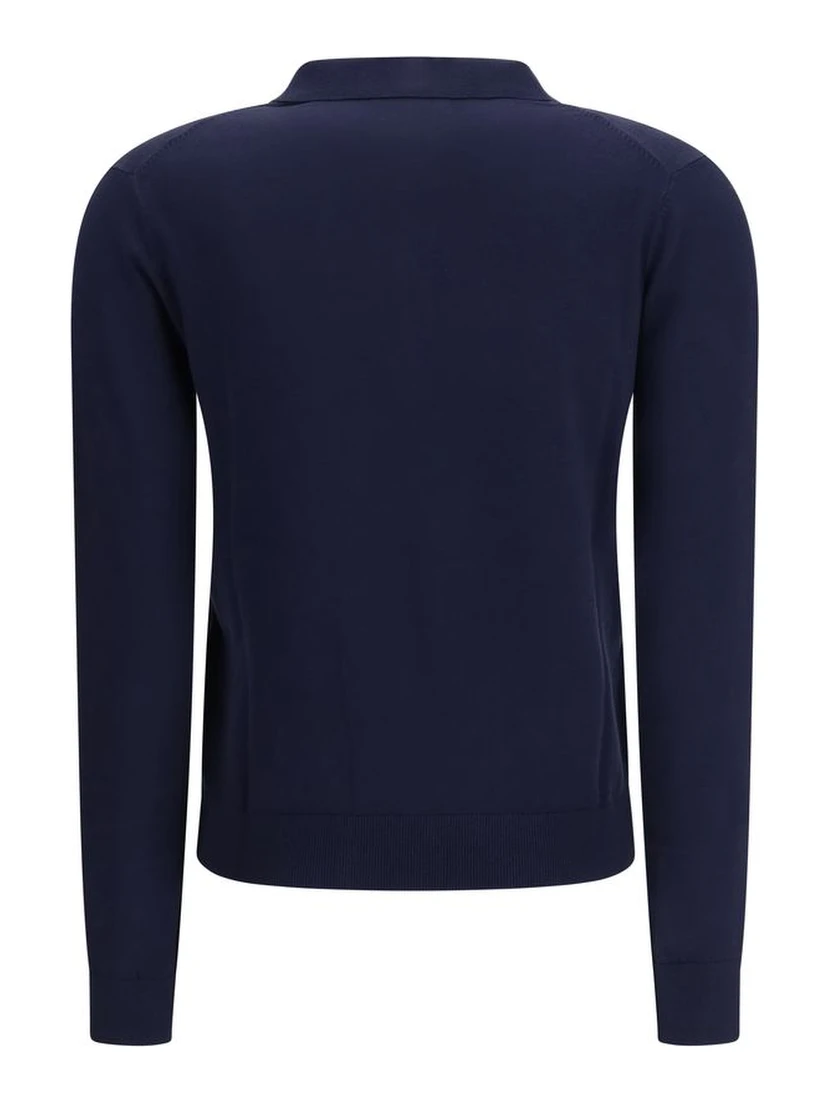 Blue Viscose Sweatshirt