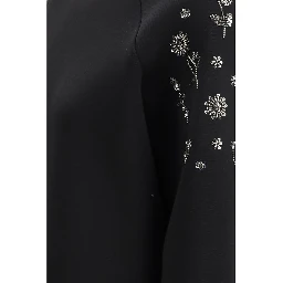 Black Polyester Sweatshirt