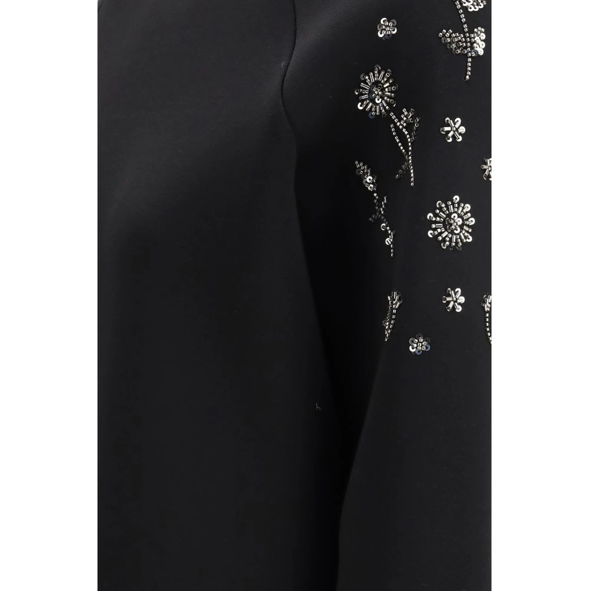 Black Polyester Sweatshirt