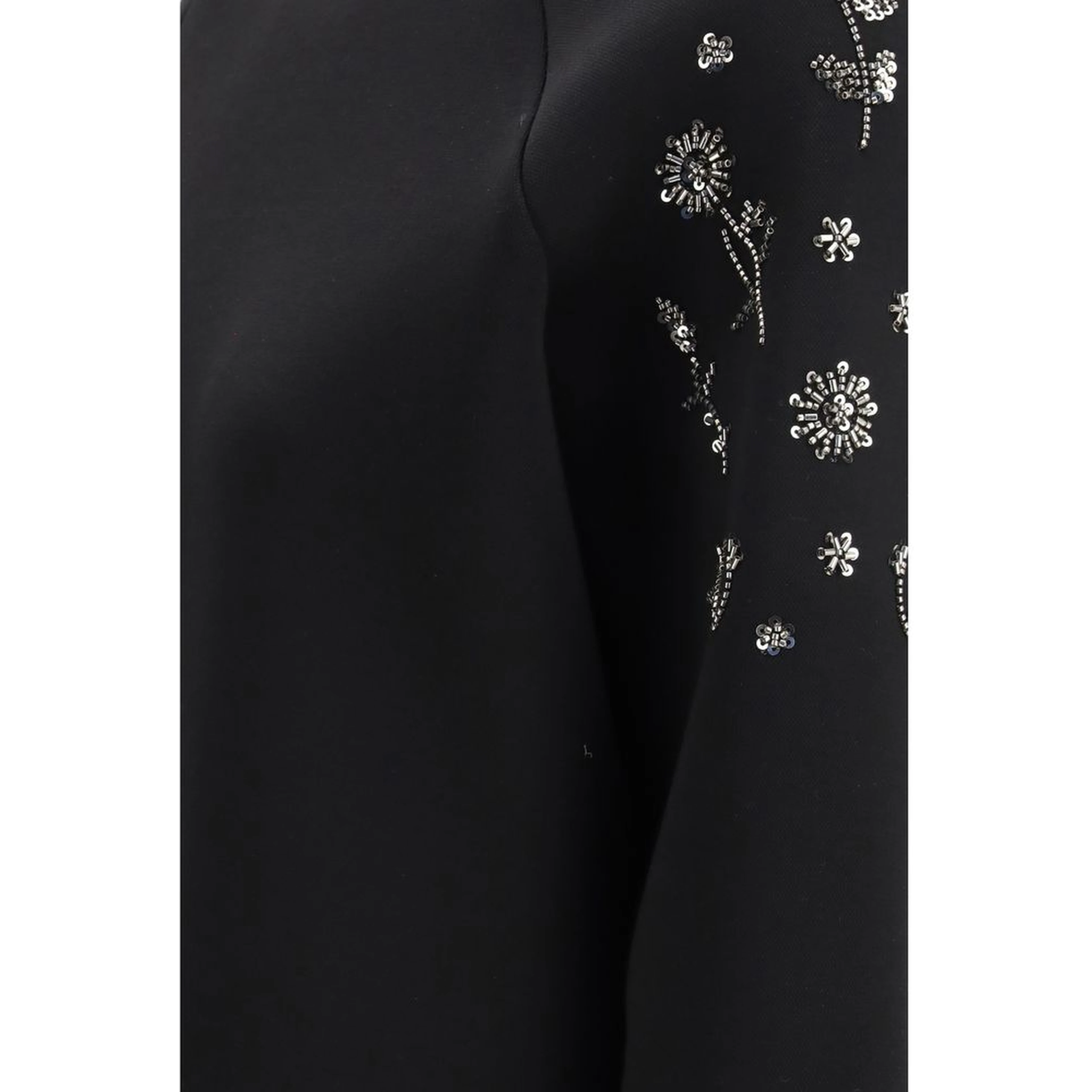 Black Polyester Sweatshirt