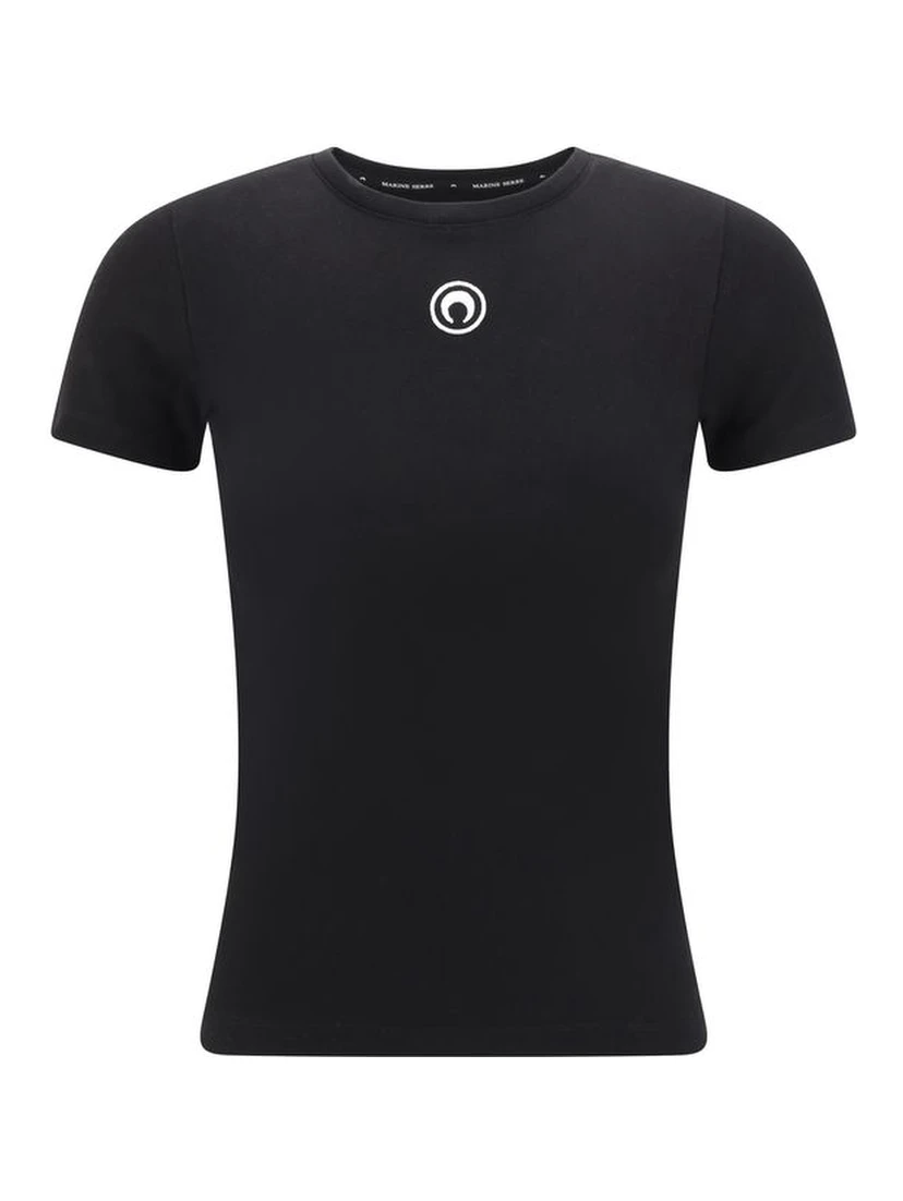 Black Cotton T-Shirt