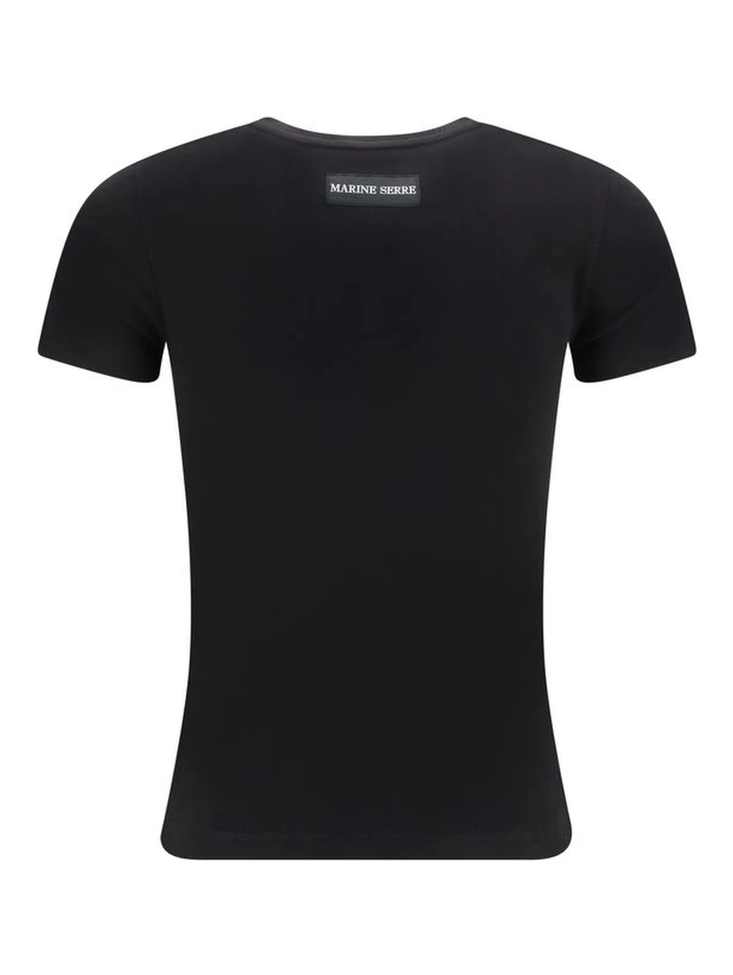 Black Cotton T-Shirt