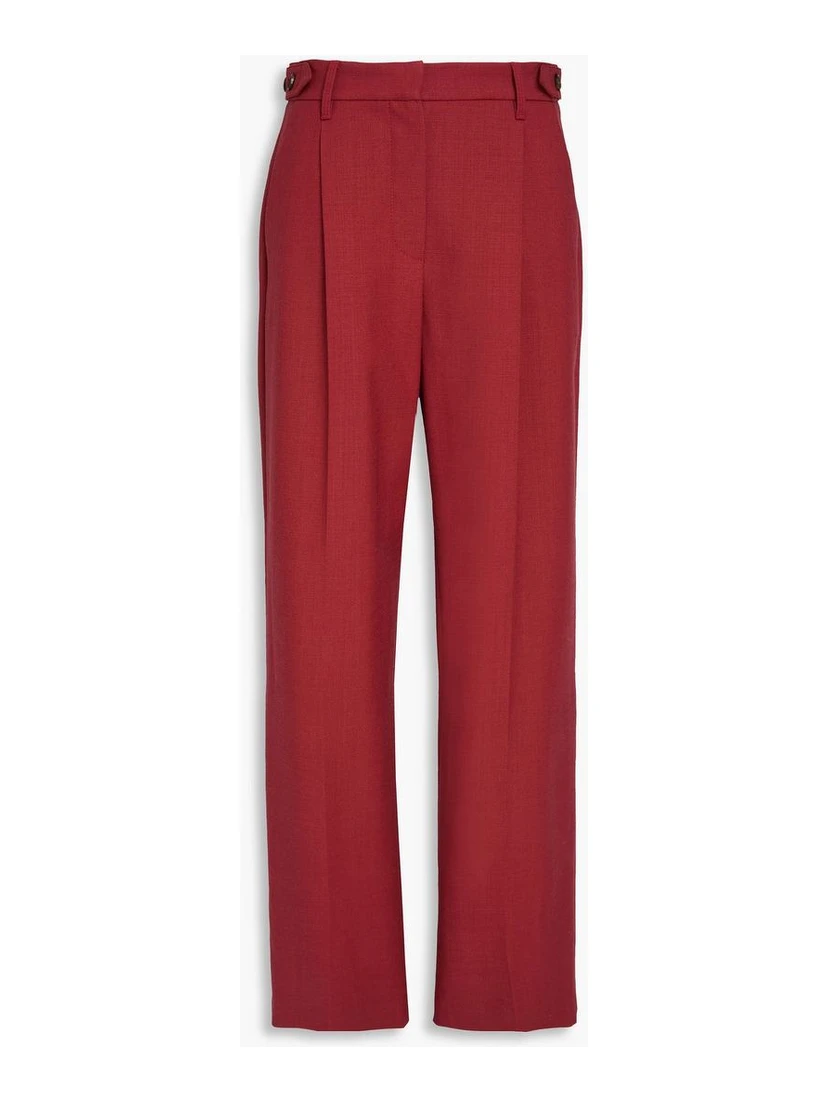 Multicolor Wool Casual Pants