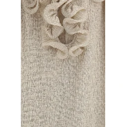 Beige Lyocell Casual Dress