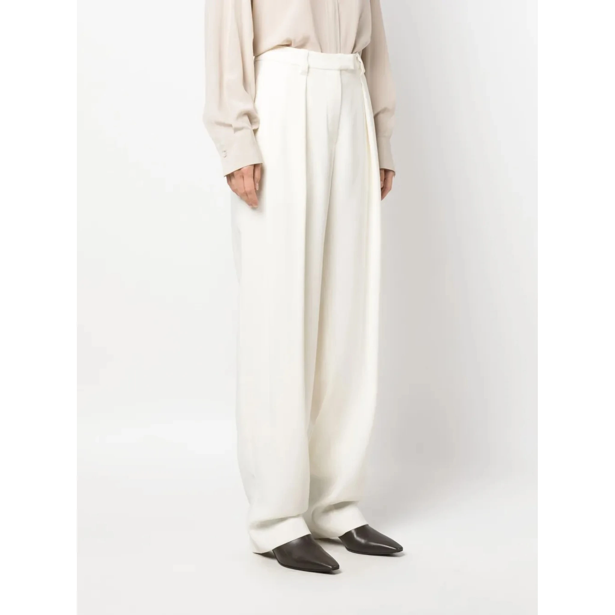 Natural Viscose Casual Pants