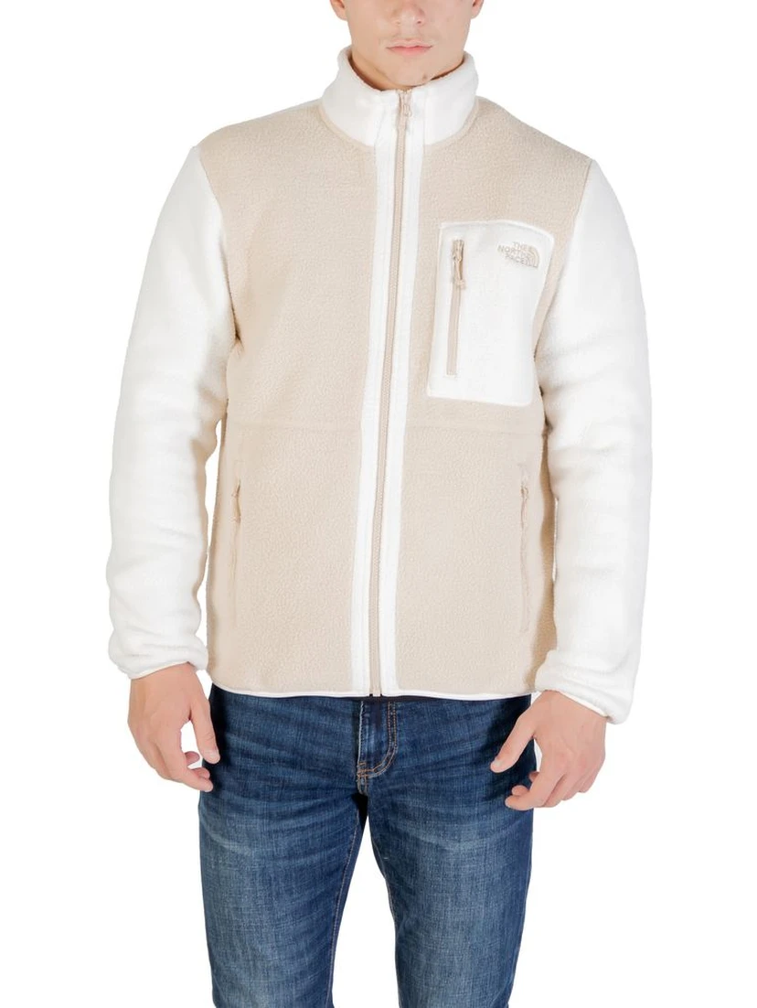 Beige Polyester Sweatshirt