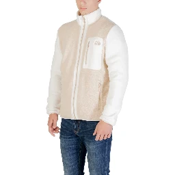 Beige Polyester Sweatshirt