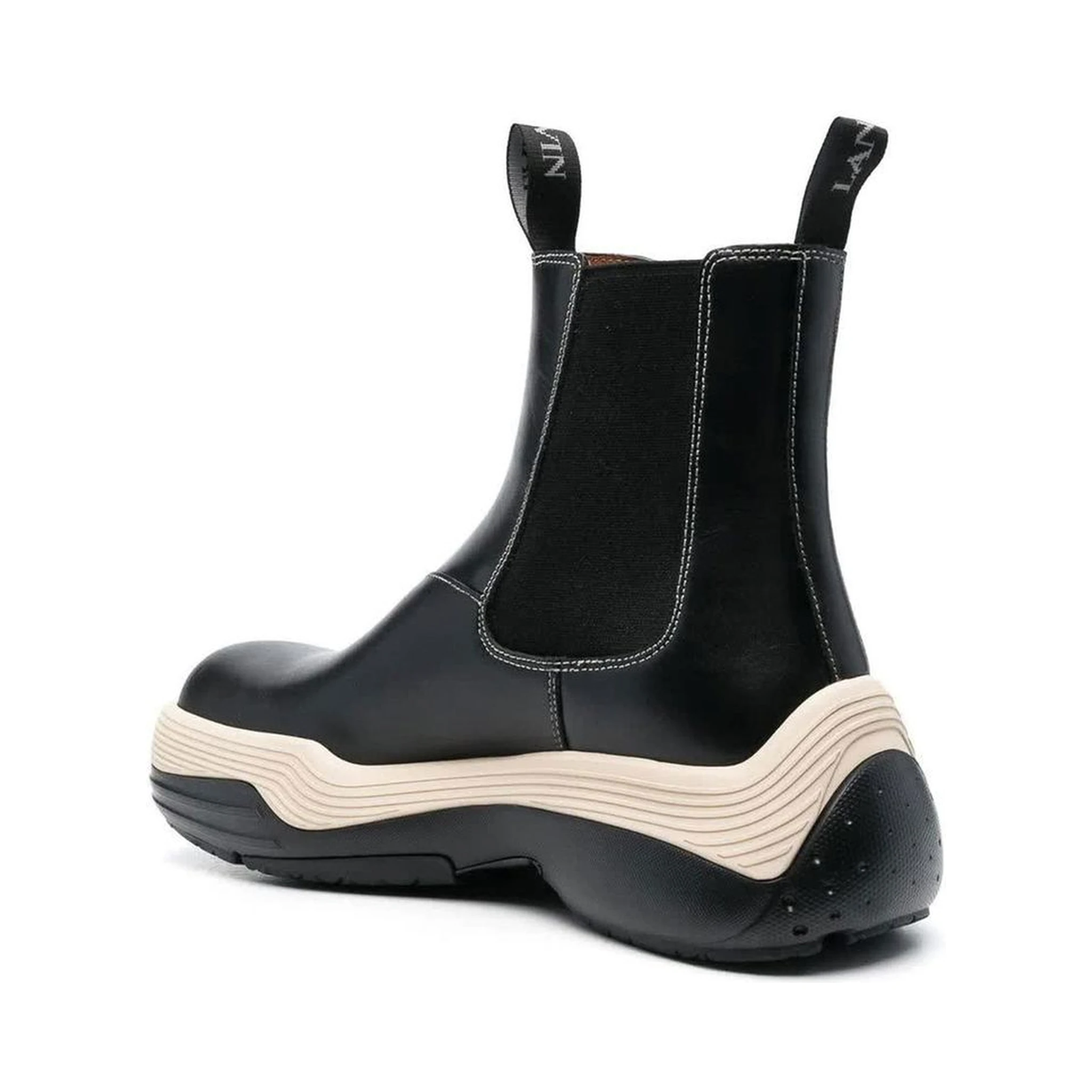 Black Calfskin Chelsea Boots