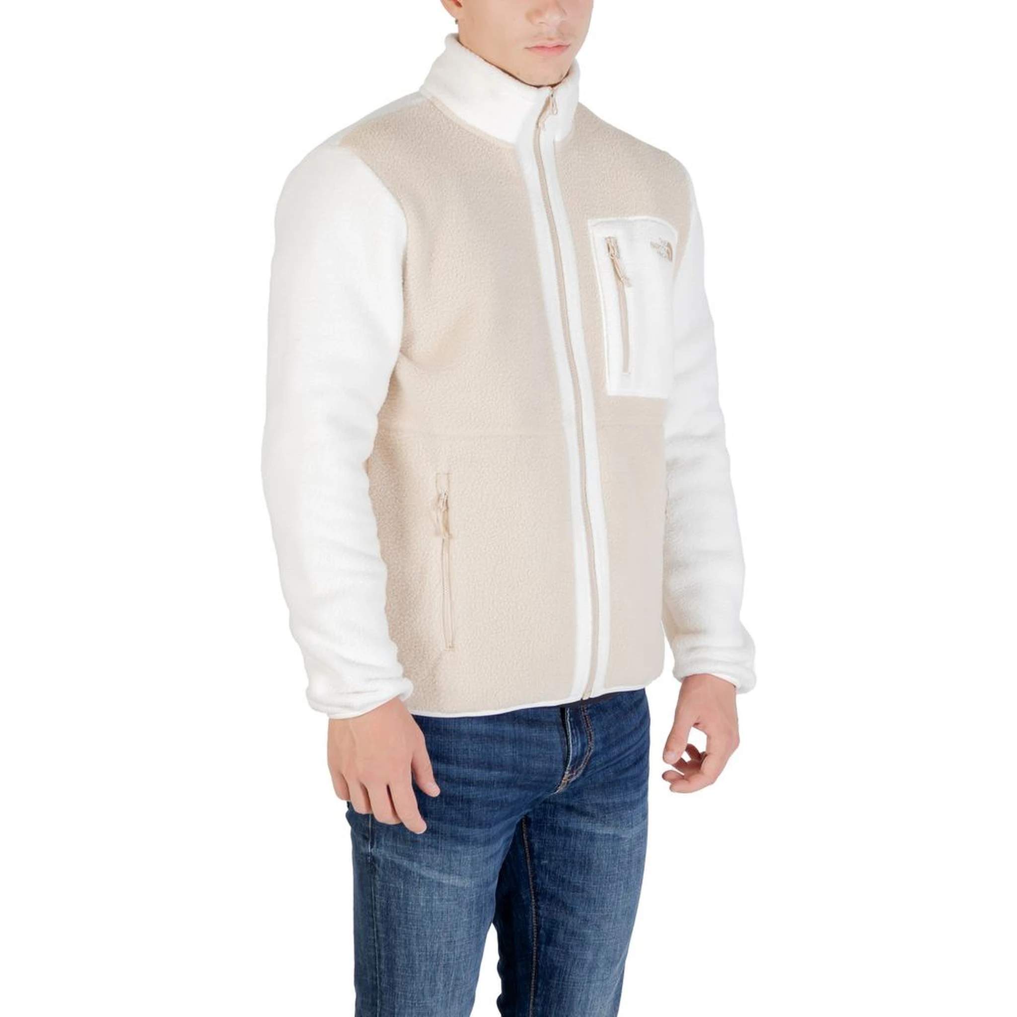 Beige Polyester Sweatshirt