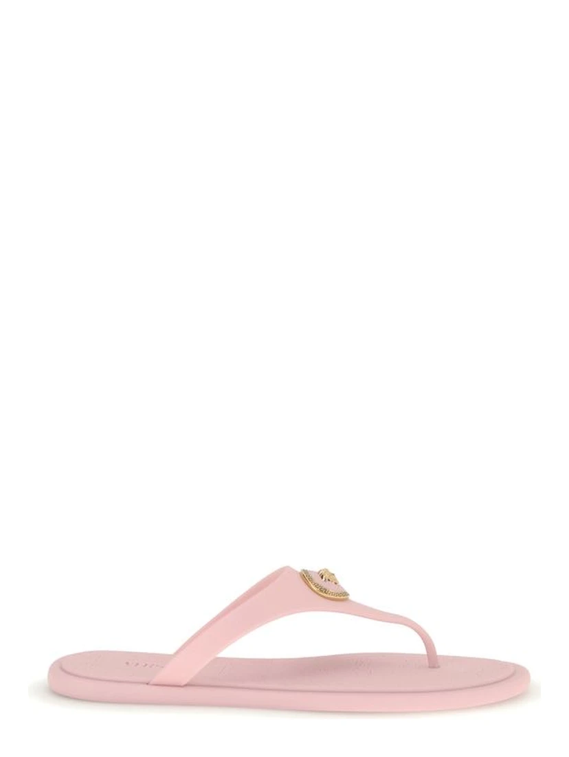 Multicolor Rubber Flip-Flop Sandals