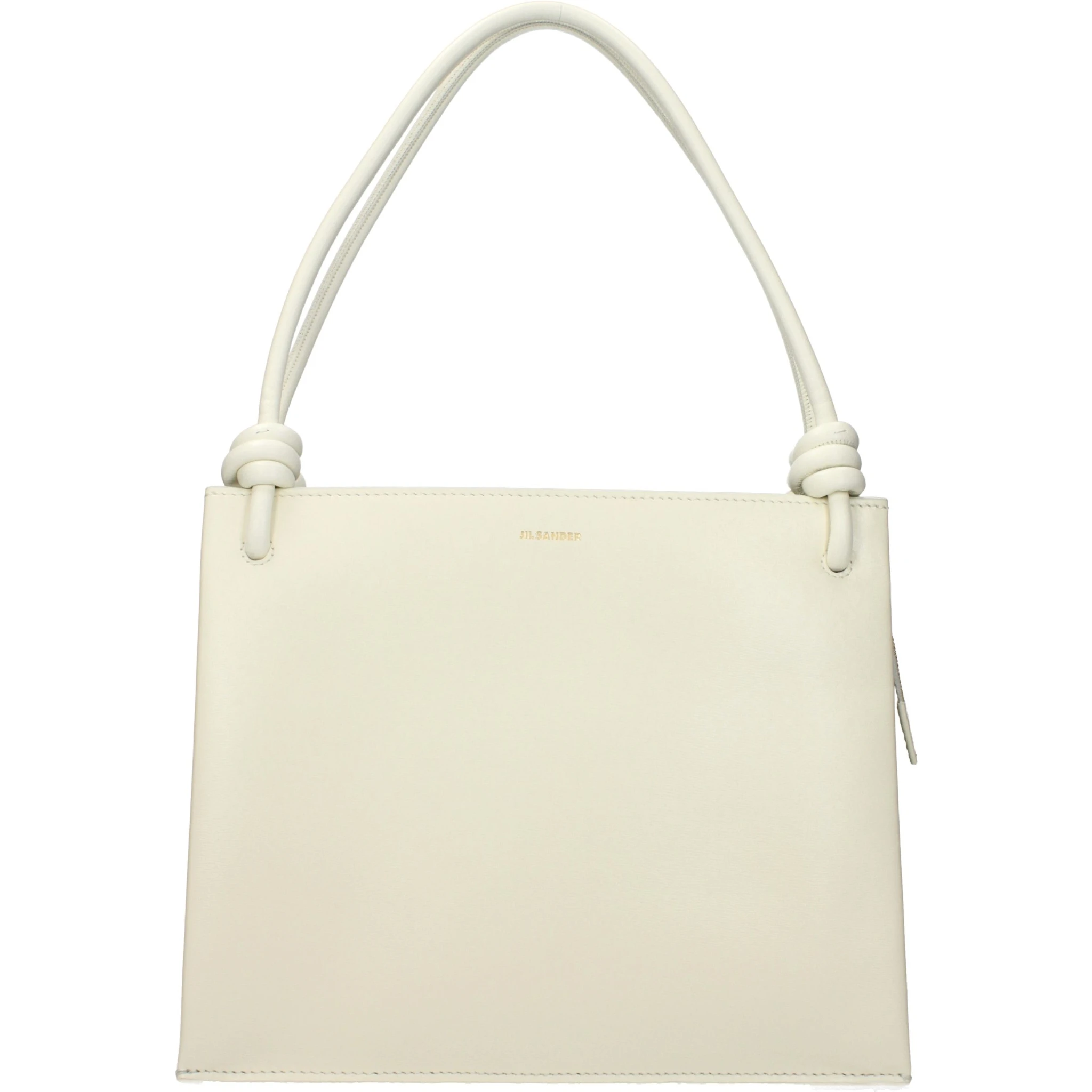 Beige Leather Handbag