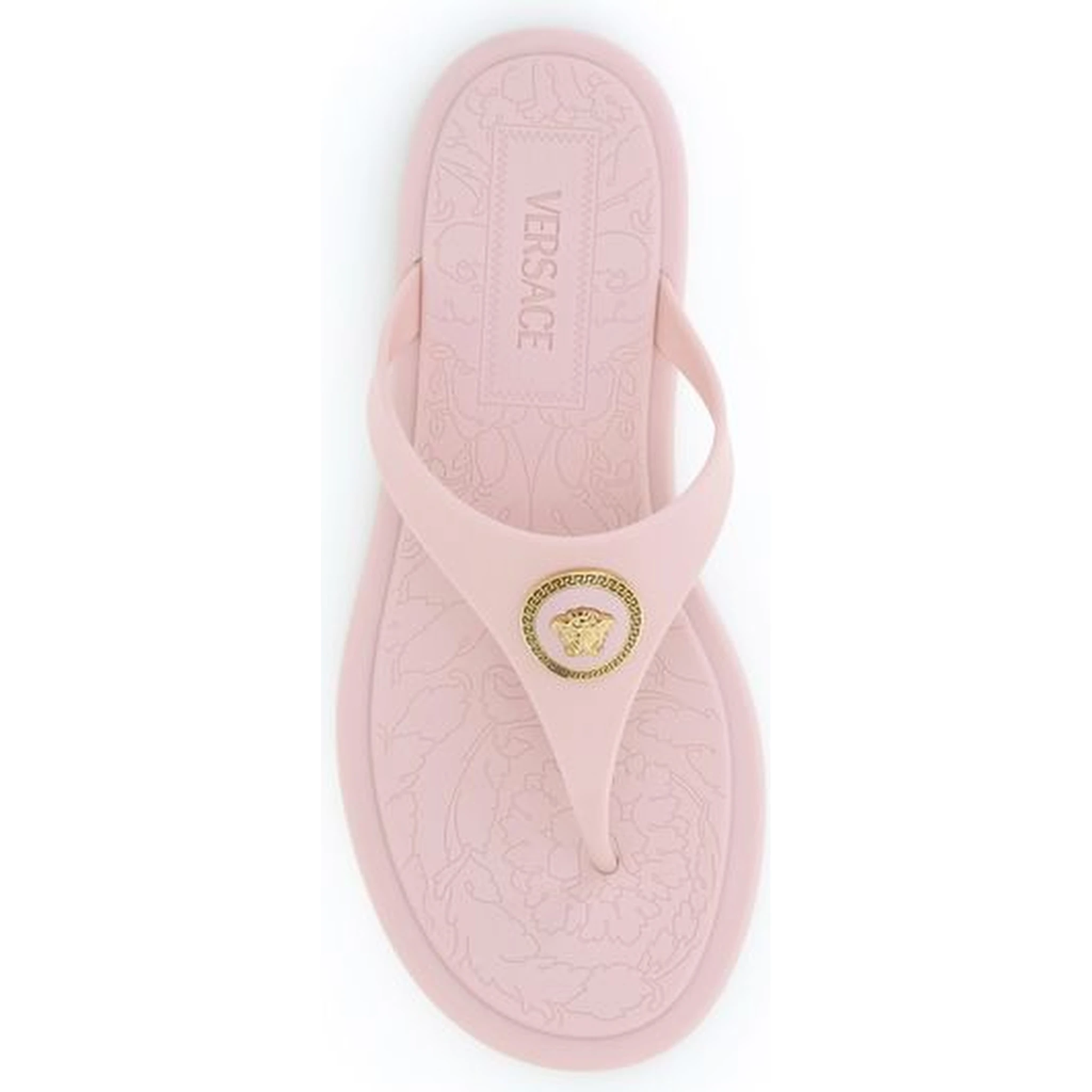 Multicolor Rubber Flip-Flop Sandals