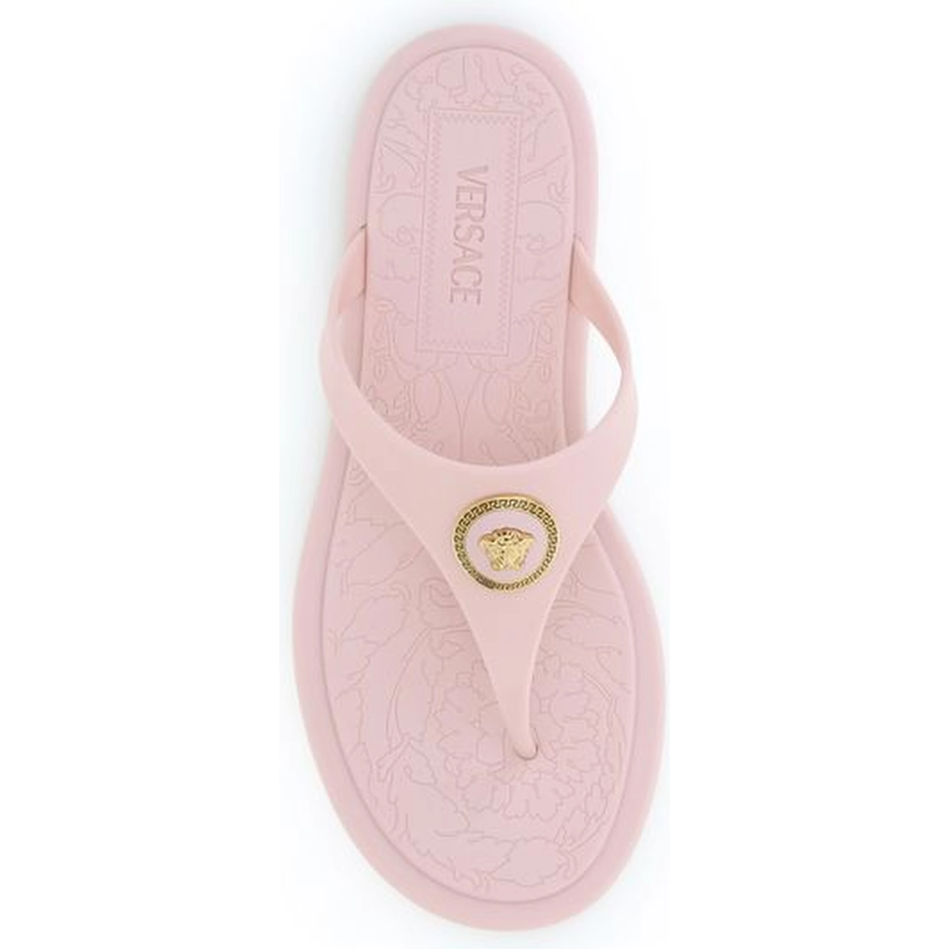 Multicolor Rubber Flip-Flop Sandals