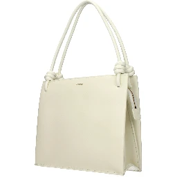 Beige Leather Handbag