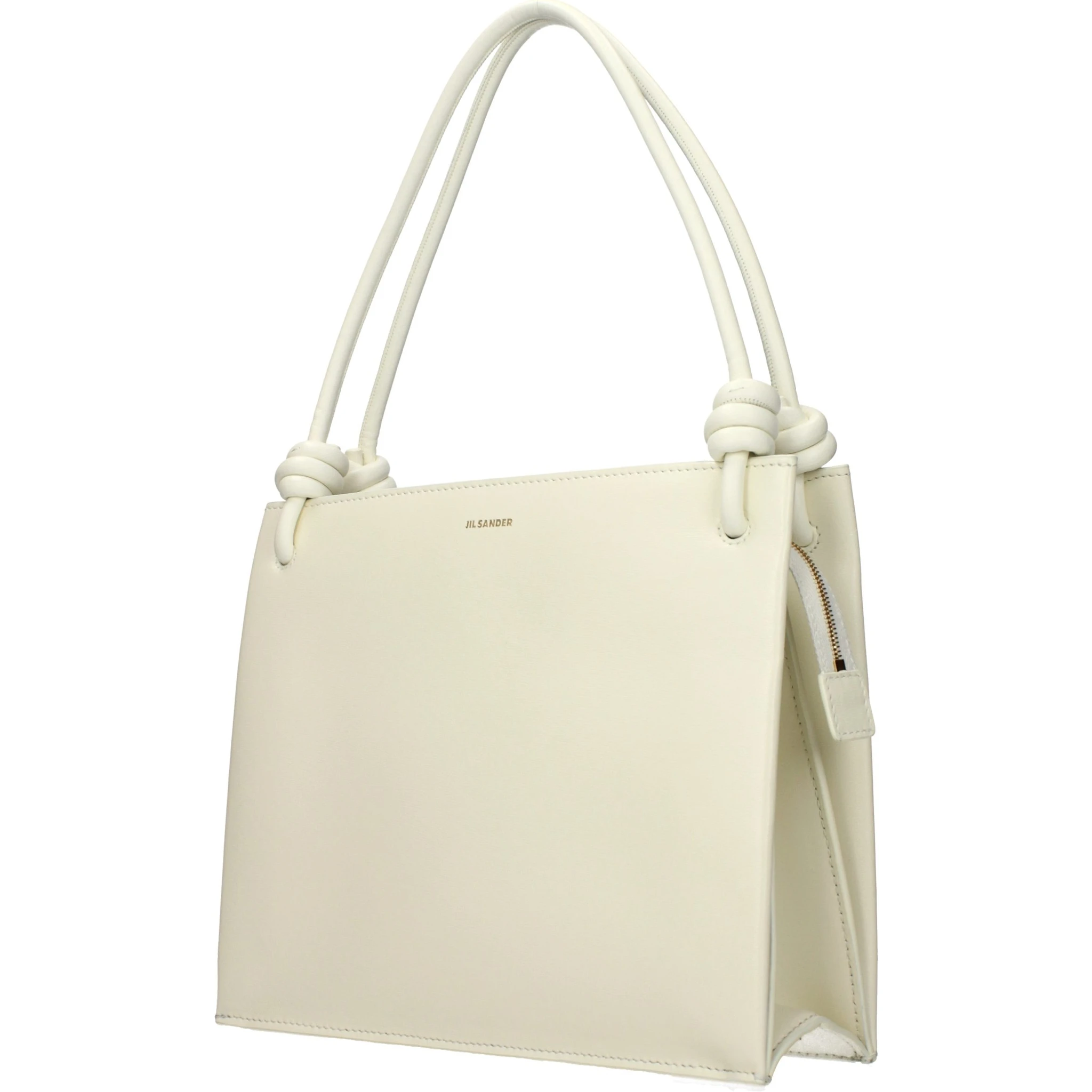 Beige Leather Handbag