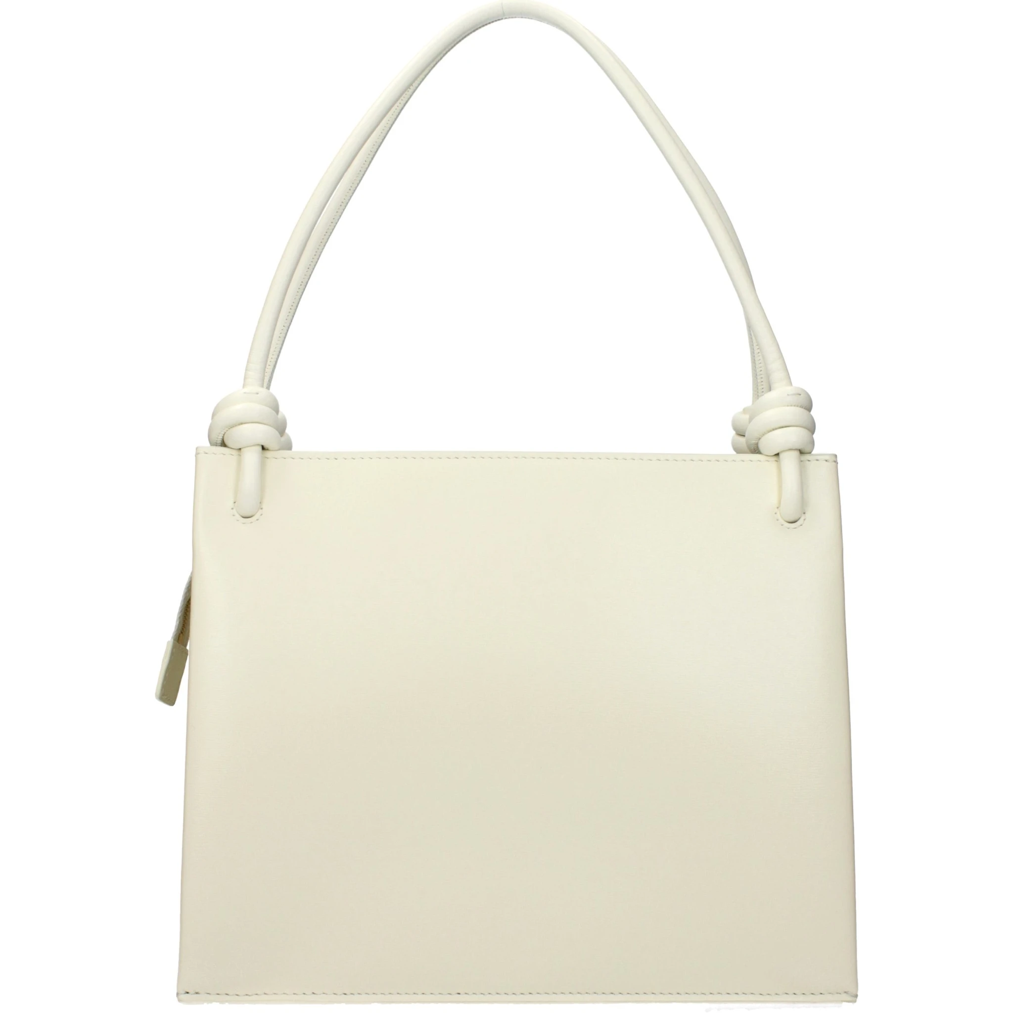 Beige Leather Handbag