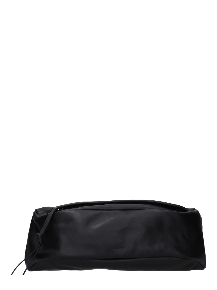 Black Leather Backpack