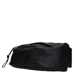 Black Leather Backpack