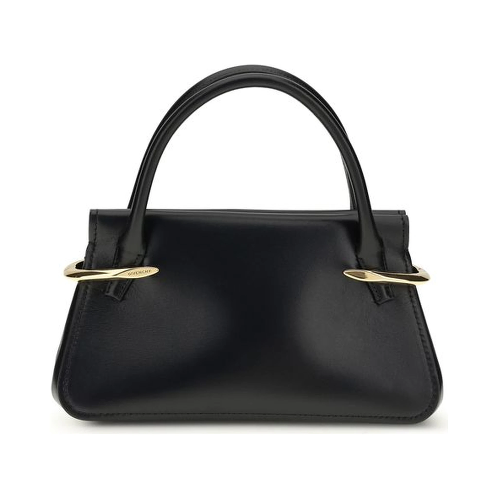 Black Calf Leather Bos Taurus Handbag