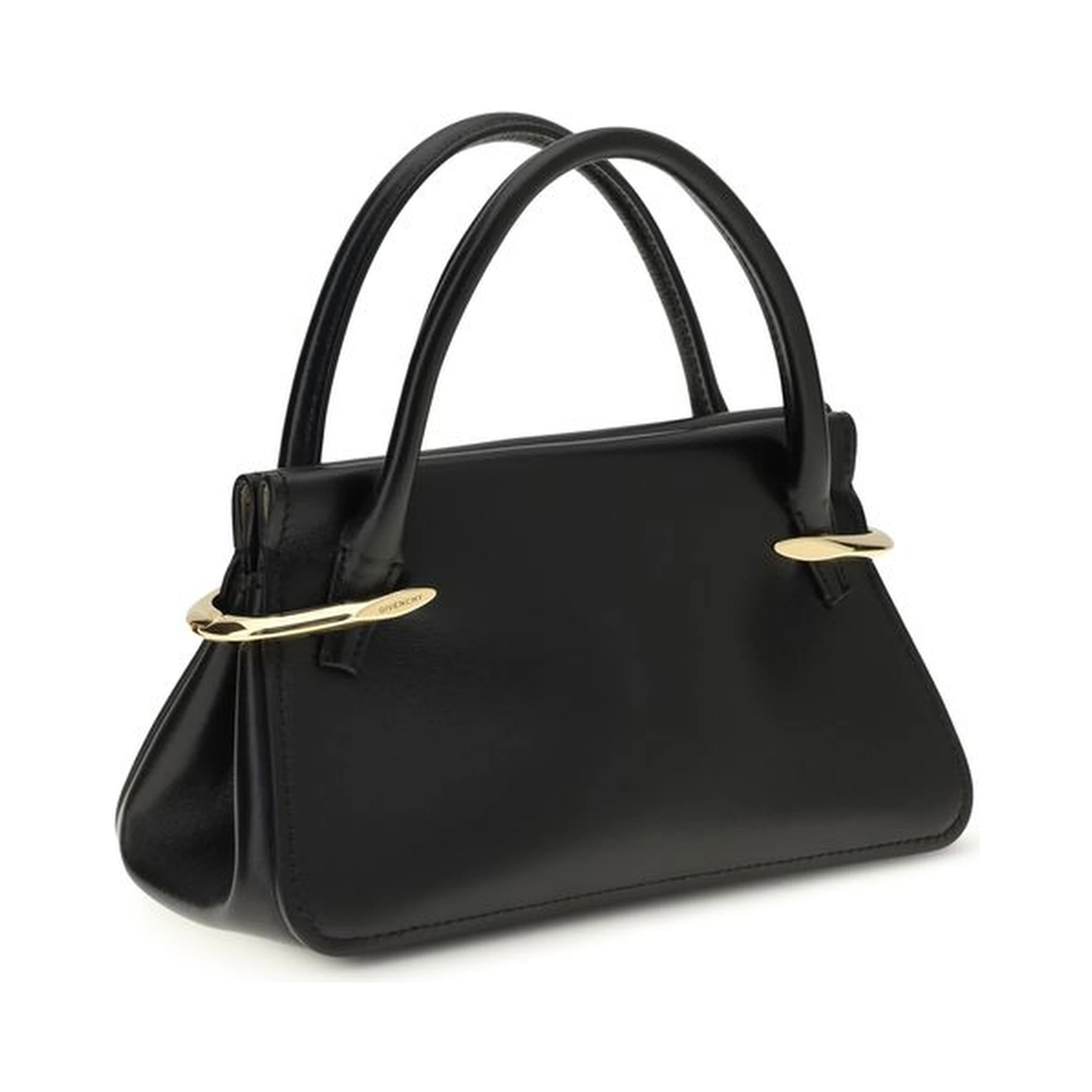 Black Calf Leather Bos Taurus Handbag