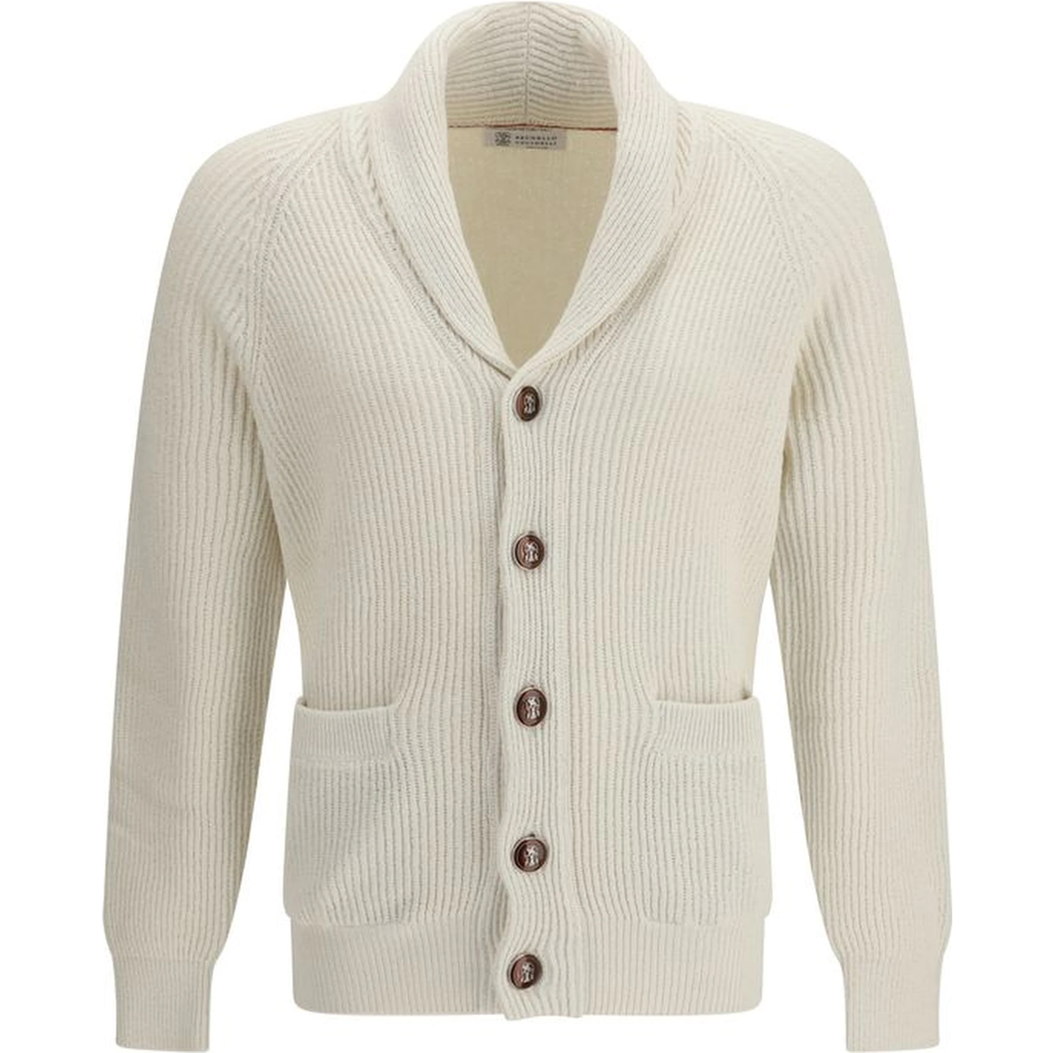Beige Cotton Cardigan