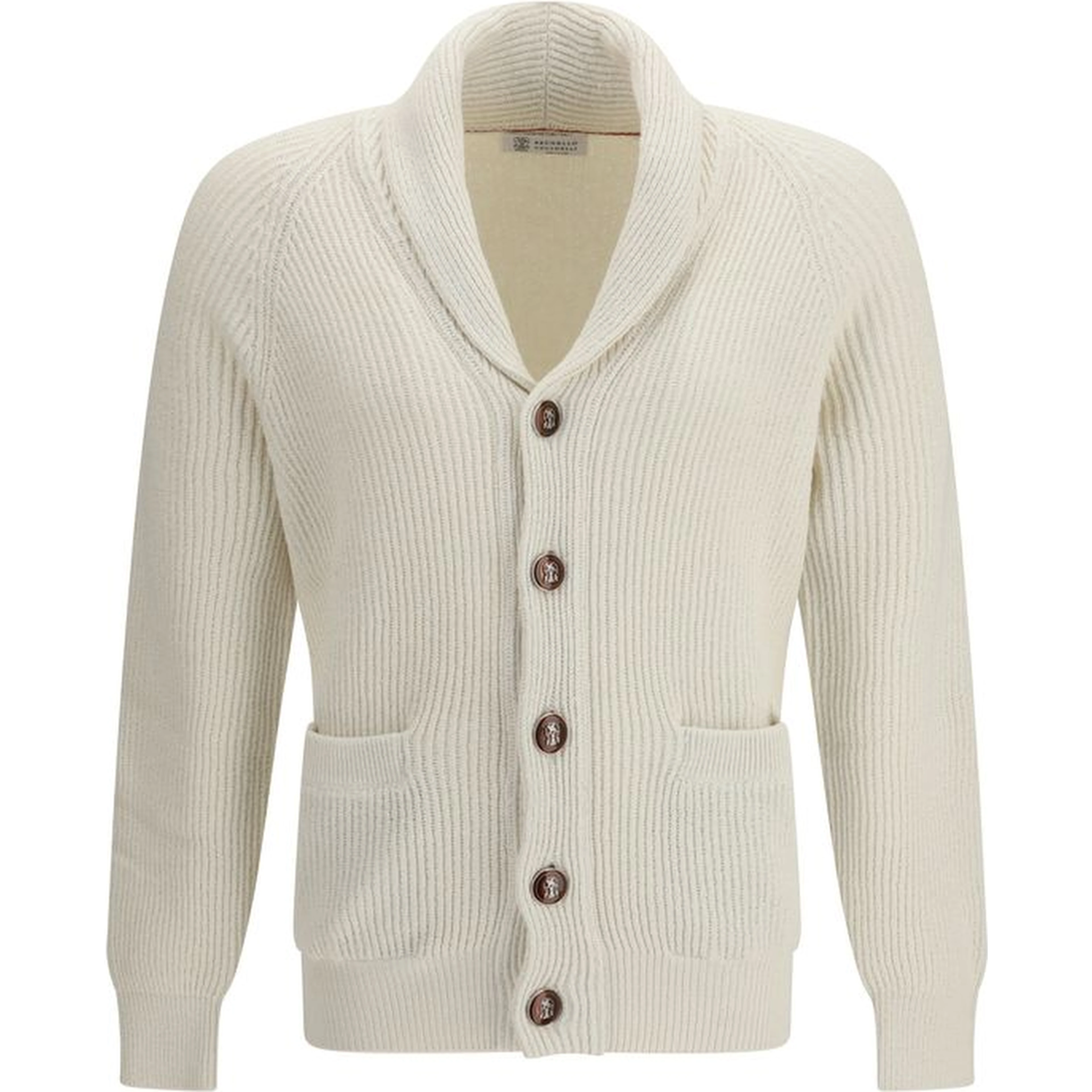 Beige Cotton Cardigan