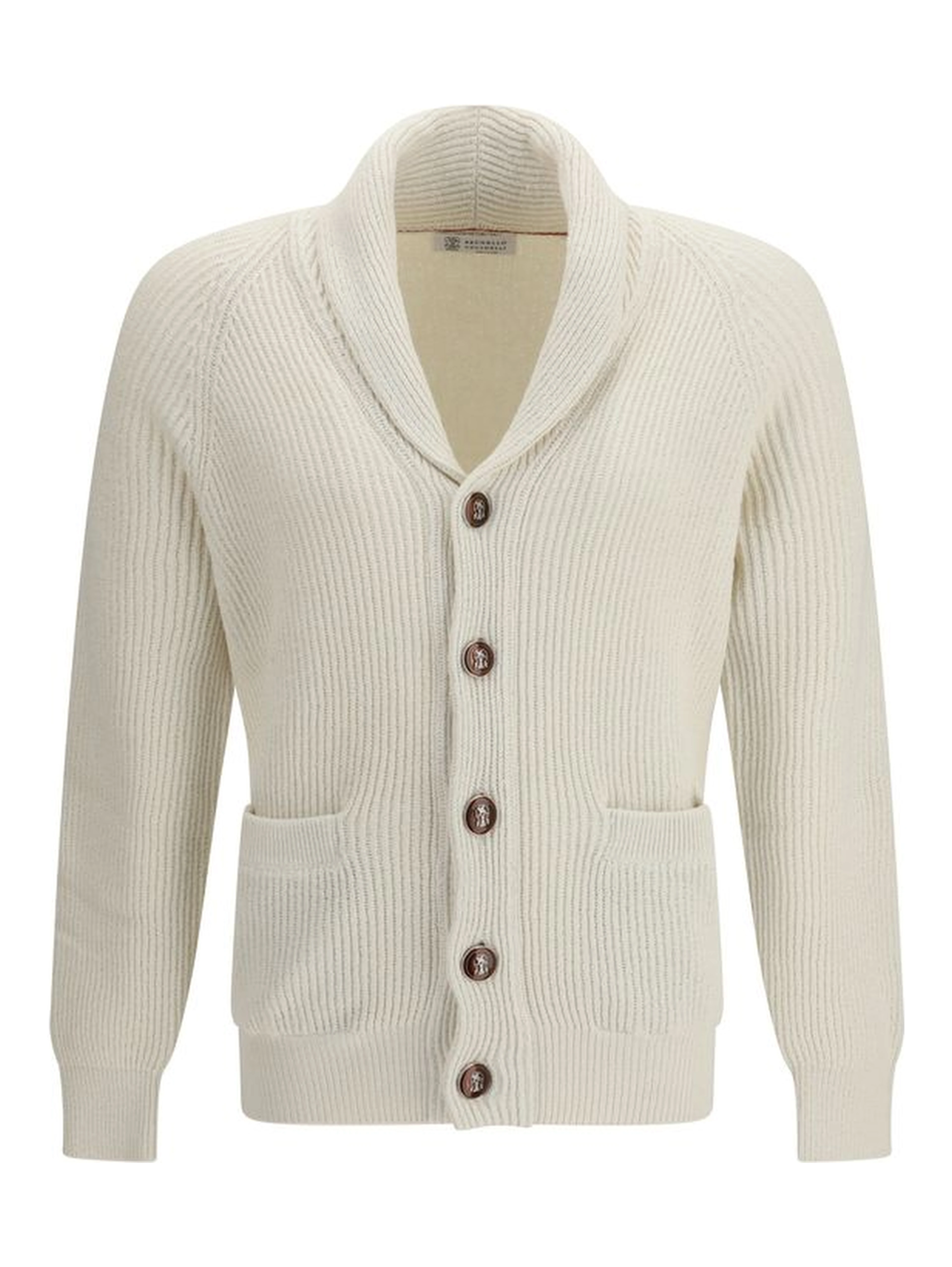 Beige Cotton Cardigan
