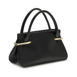 Black Calf Leather Bos Taurus Handbag