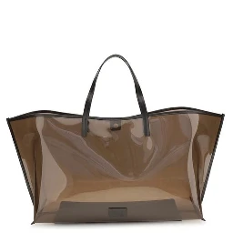Brown Pvc Handbag