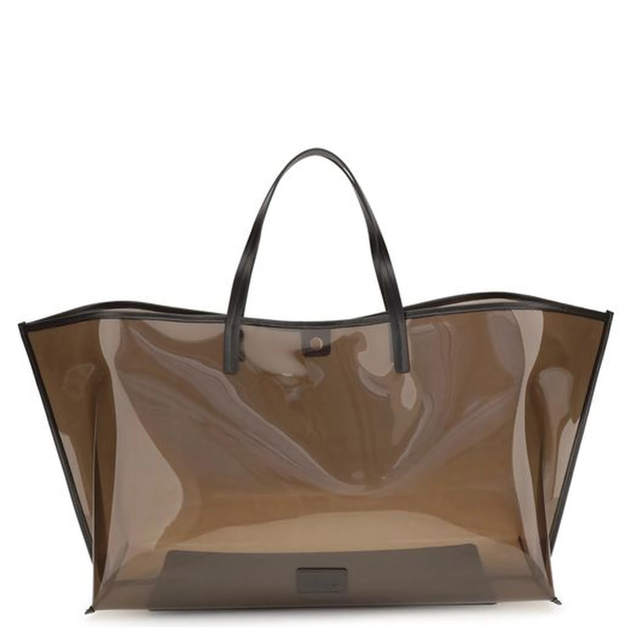 Brown Pvc Handbag