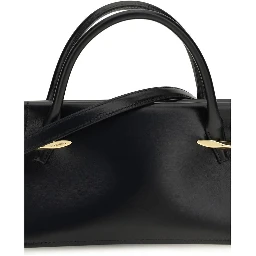Black Calf Leather Bos Taurus Handbag