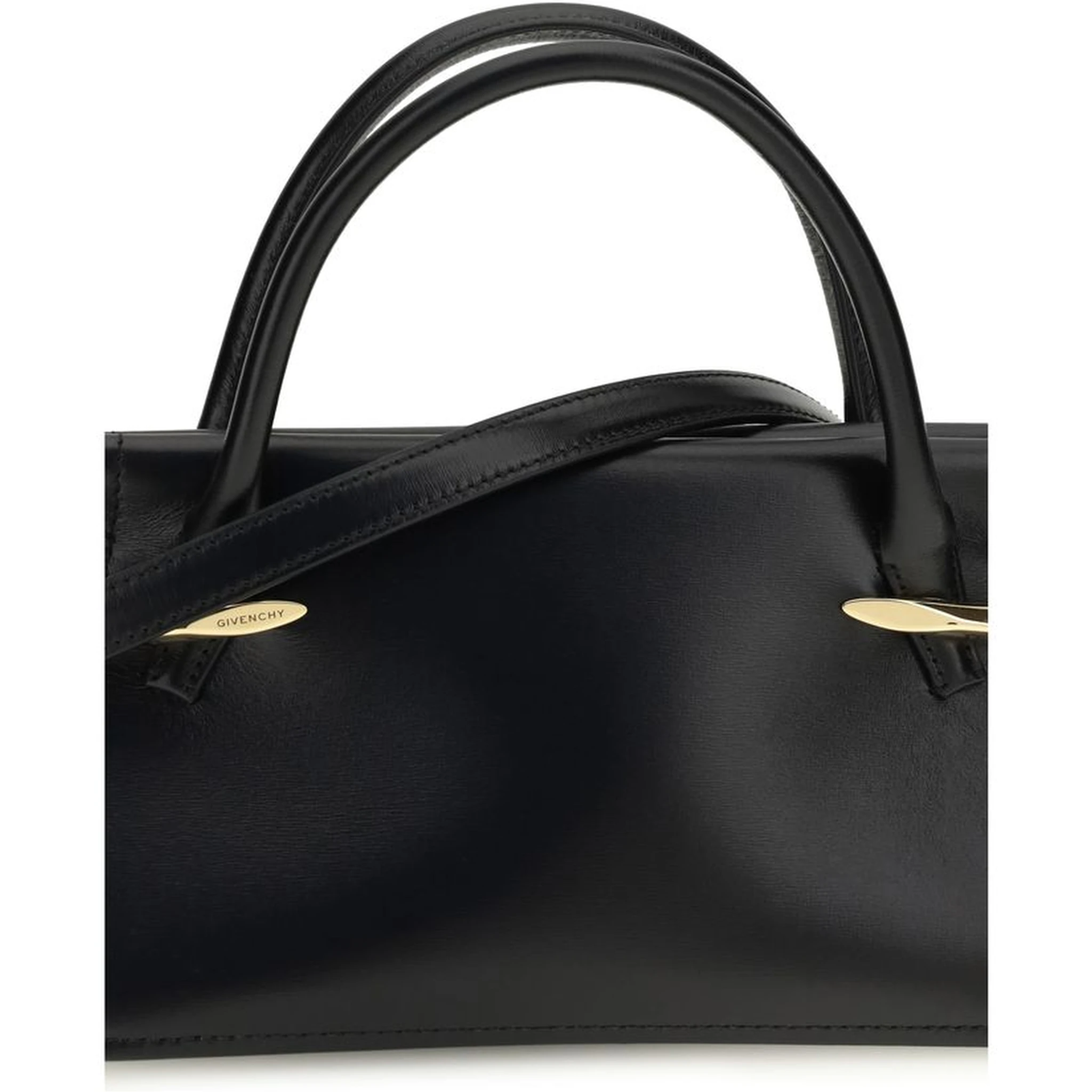 Black Calf Leather Bos Taurus Handbag