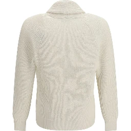 Beige Cotton Cardigan