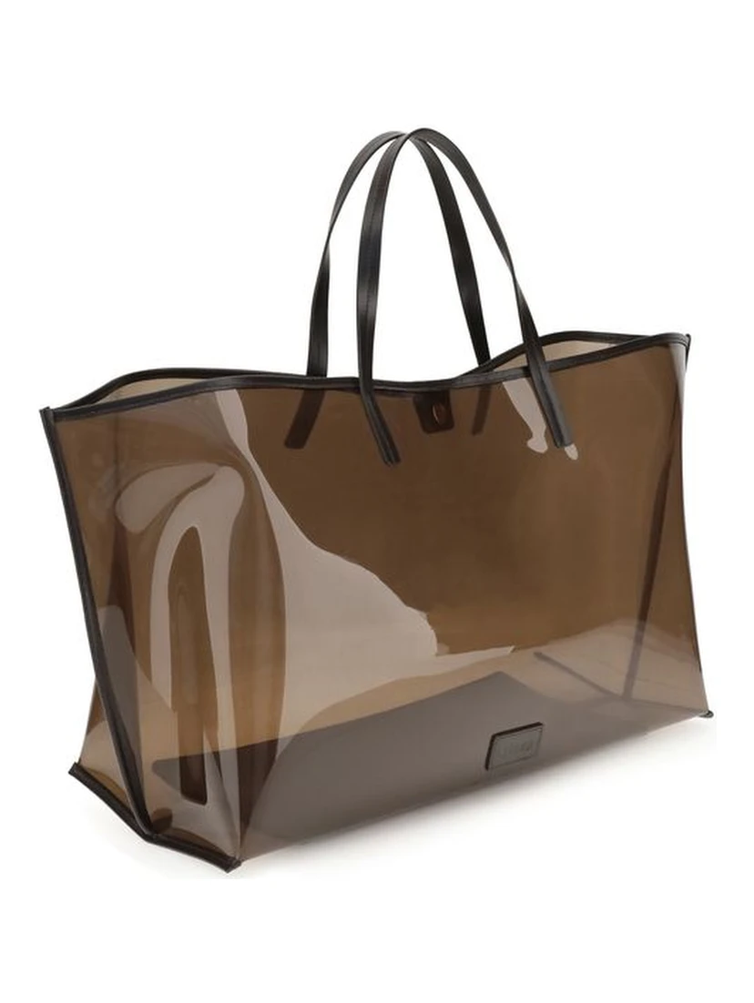 Brown Pvc Handbag