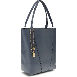 Blue Calf Leather Bos Taurus Shoulder Bag