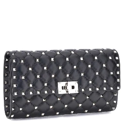 حقيبة كتف من جلد الخروف الأسود (Ovis Aries Aries)