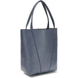 Blue Calf Leather Bos Taurus Shoulder Bag
