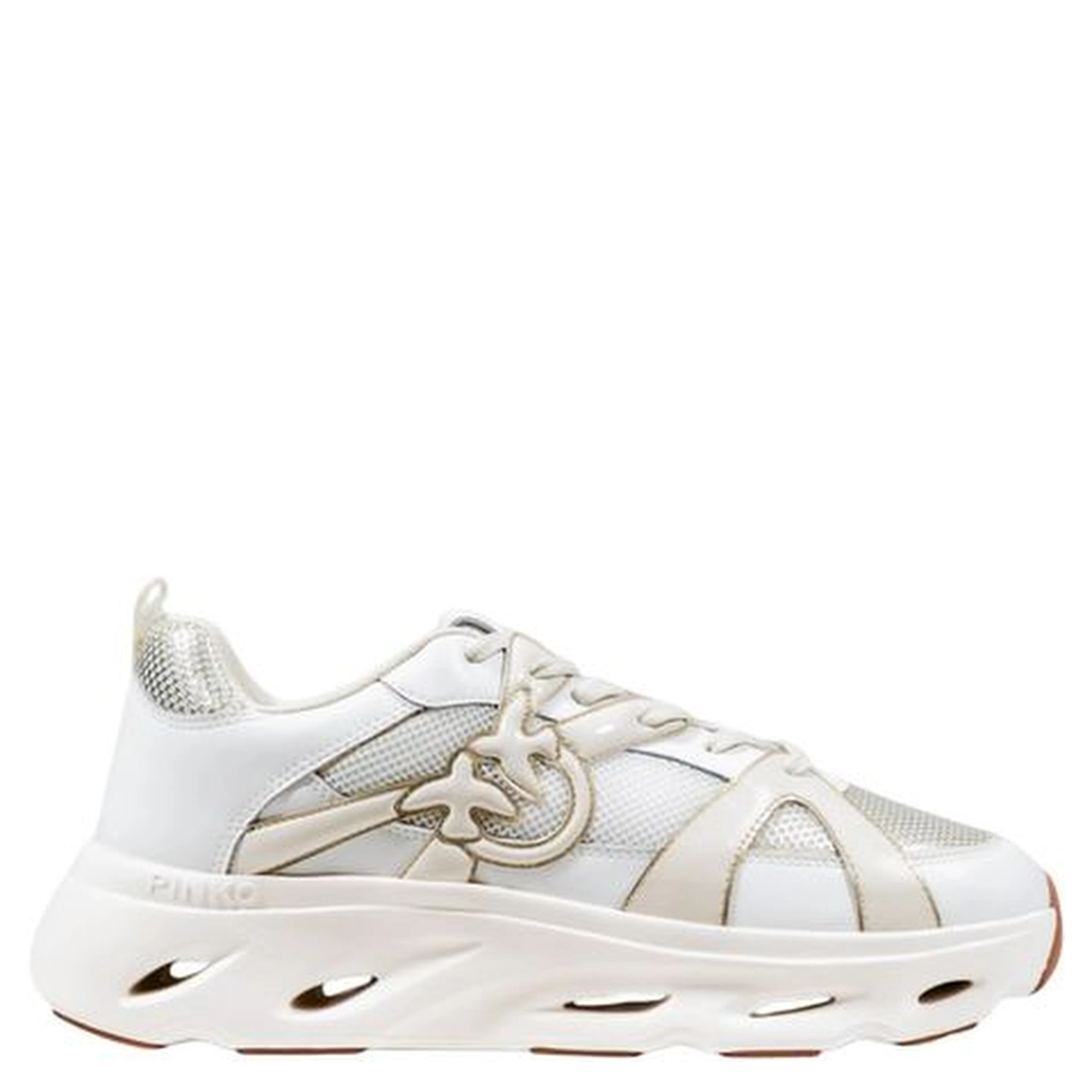 White Leather Athletic Sneakers