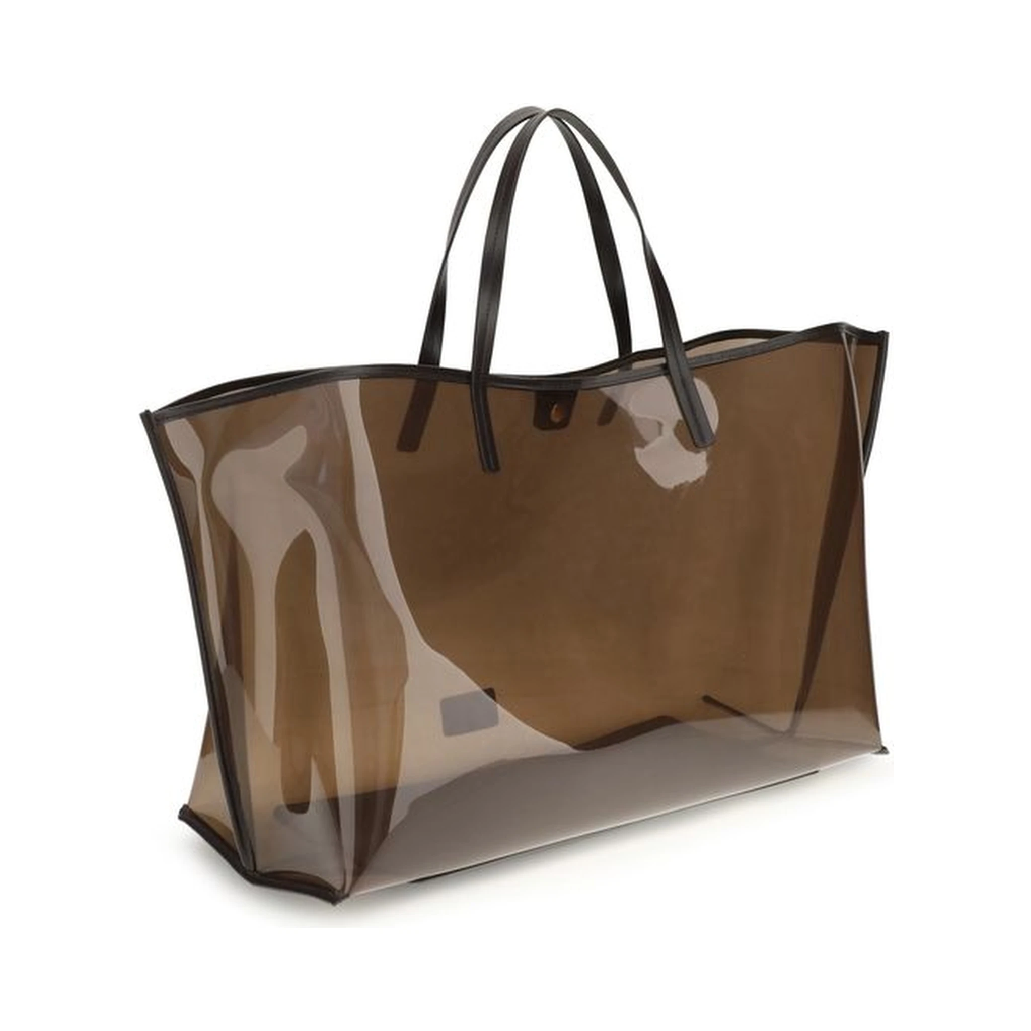 Brown Pvc Handbag